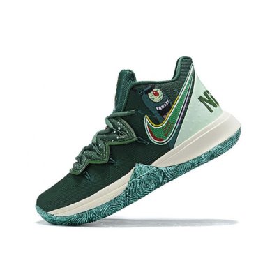 Nike Erkek Kyrie 5 Yeşil / Mavi Basketbol Ayakkabısı Türkiye - U2ZZ0ZR6